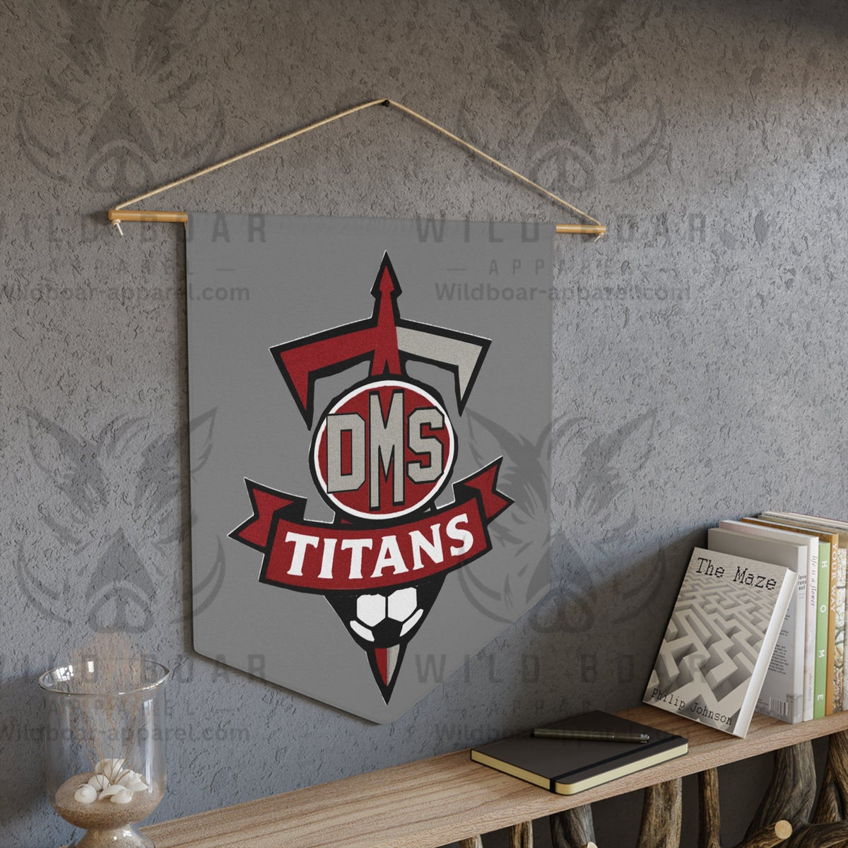 DMS Titans Soccer Pennant Banner