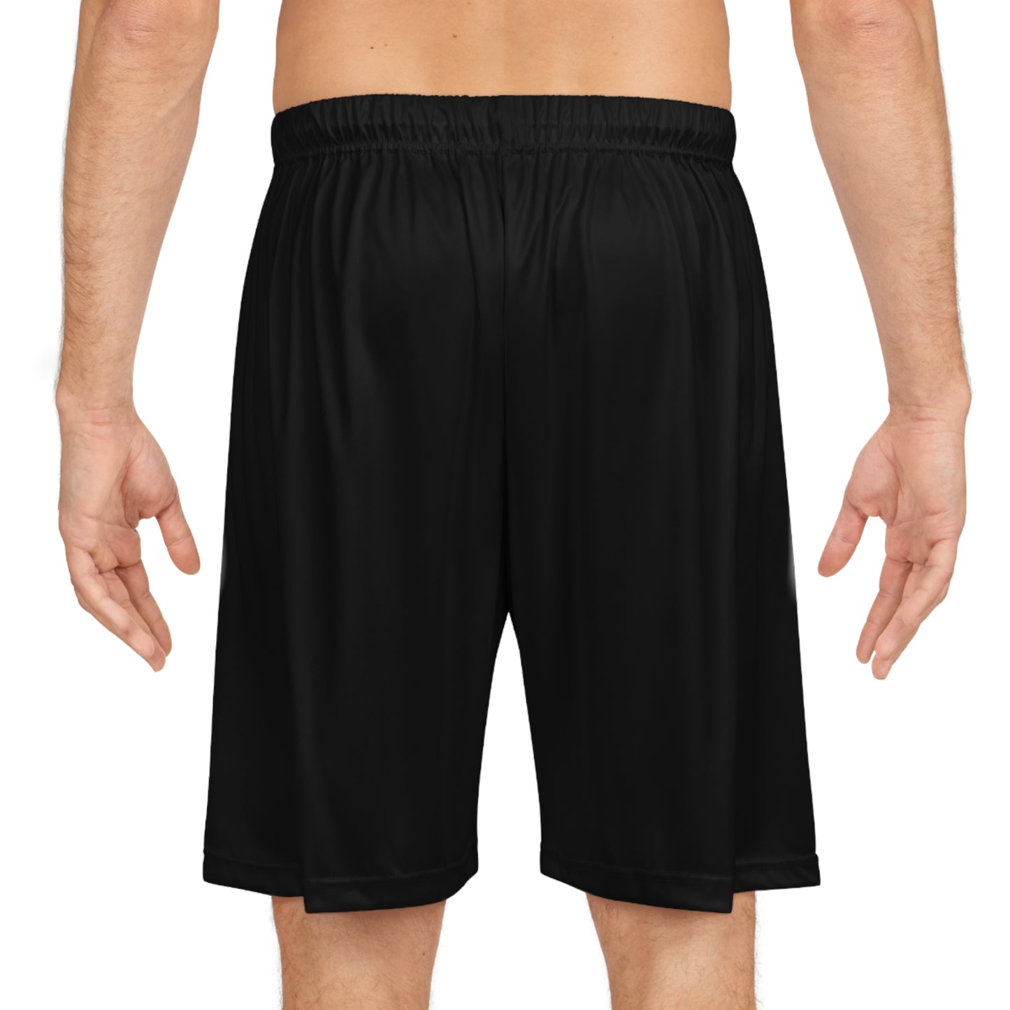 Black Basketball Shorts with STA Crest — Athletic Gym & Streetwear
