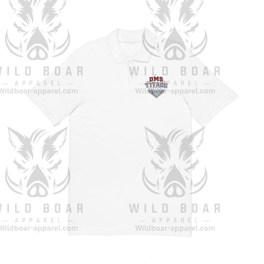 Embroidered Polo Shirt — DMS baseball Chest Logo