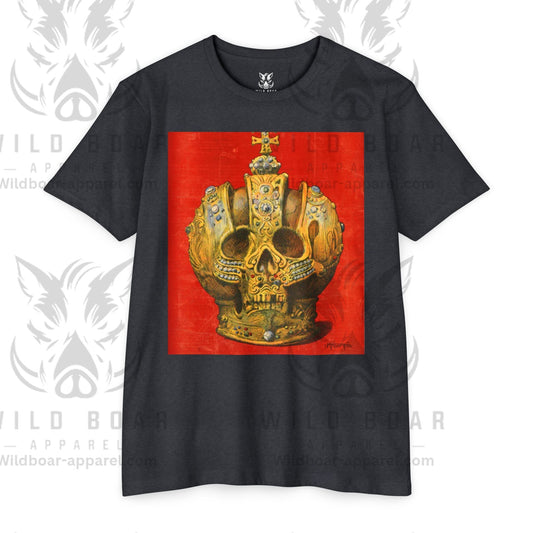 Skull Crown T-Shirt — Gothic Royalty Graphic Tee