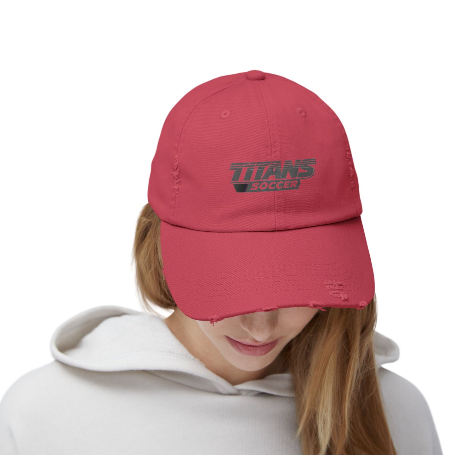 Distressed Titans Soccer Cap — Vintage Athletic Dad Hat