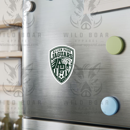 Allen Park Jaguars Soccer Vinyl Sticker — Kiss-Cut Decal