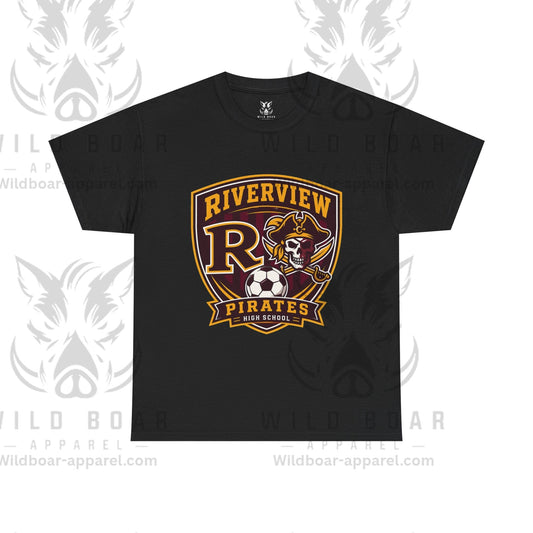 Riverview Pirates Soccer Logo T-Shirt