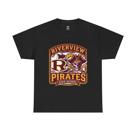 Riverview Pirates High School — Vintage School T-Shirt