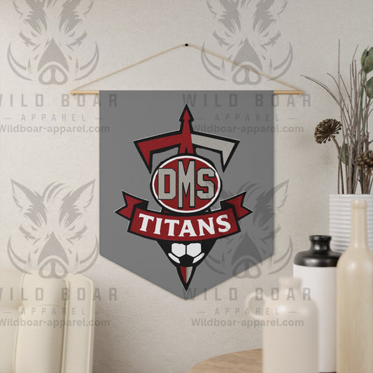 DMS Titans Soccer Pennant Banner