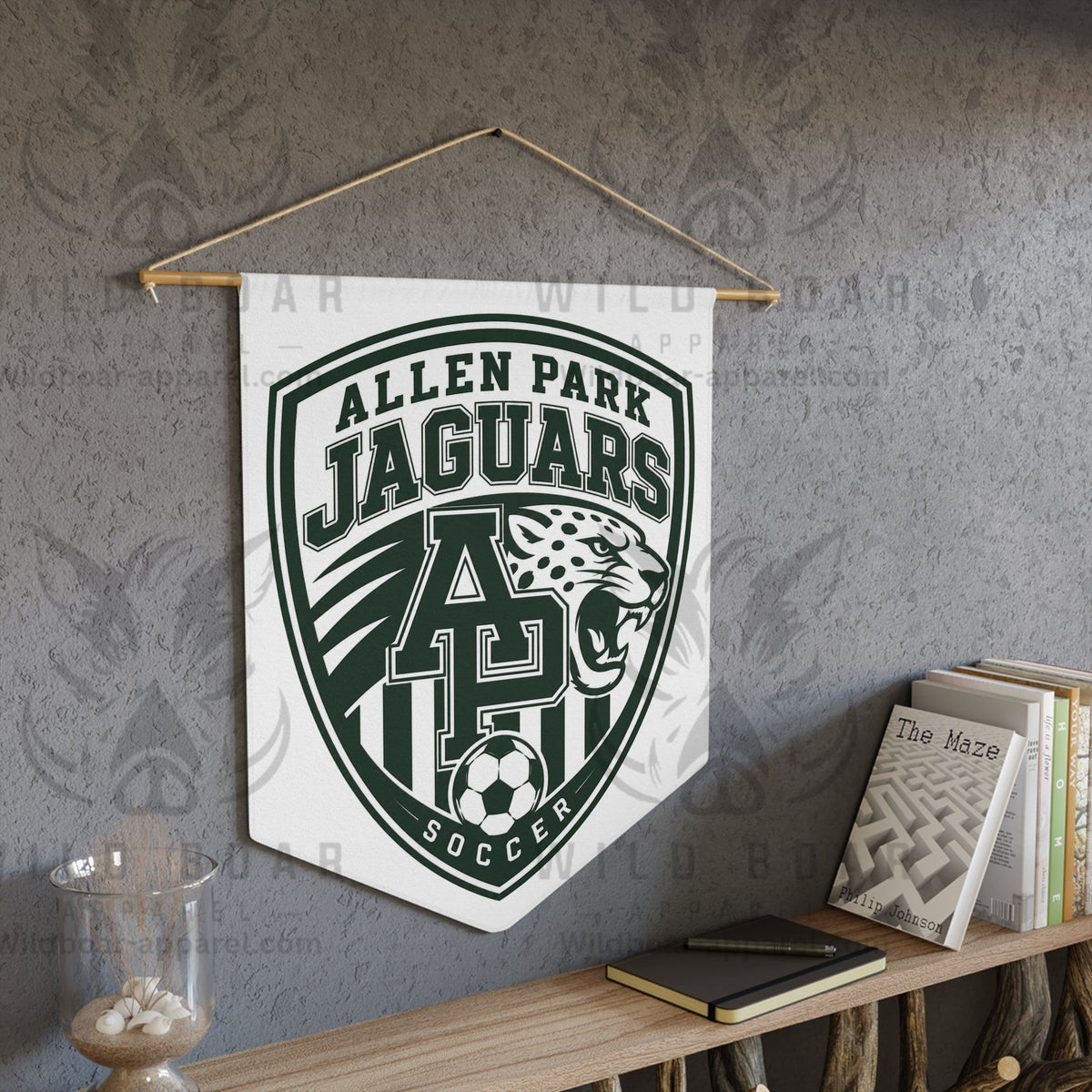 Allen Park Jaguars Soccer Pennant – School Team Banner