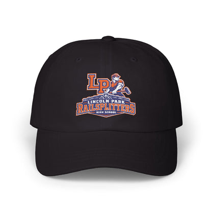 Camo Dad Cap — Lincoln Park Railplitters Vintage Logo