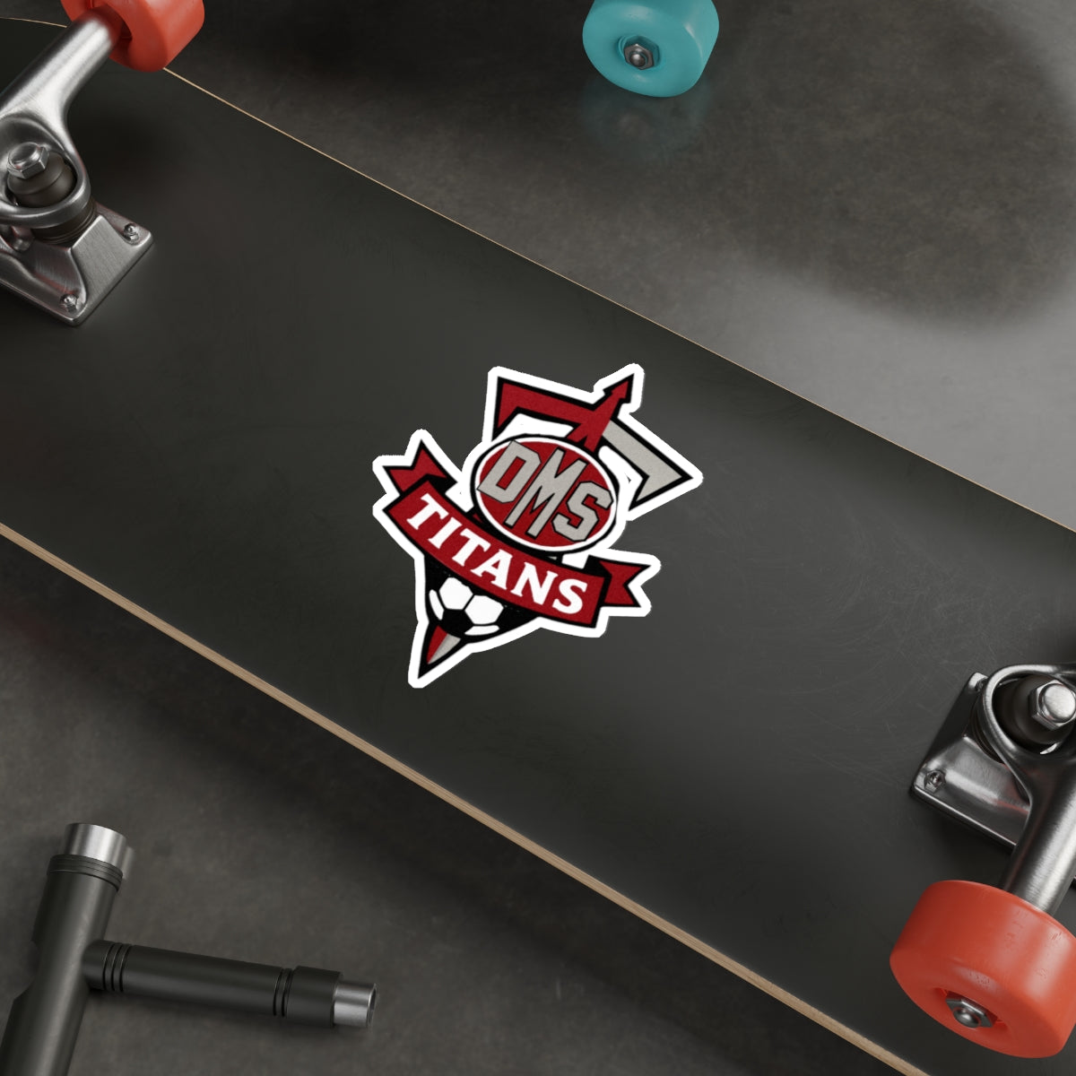 DMS Titans Die-Cut Sticker — Soccer Team Logo Decal