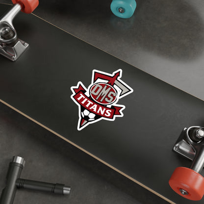 DMS Titans Die-Cut Sticker — Soccer Team Logo Decal