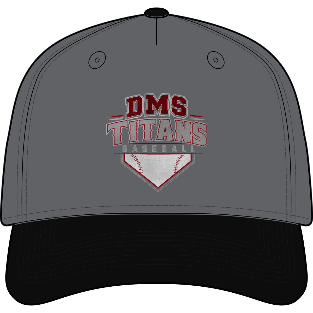 DMS Titans Baseball — Embroidered Team Hat