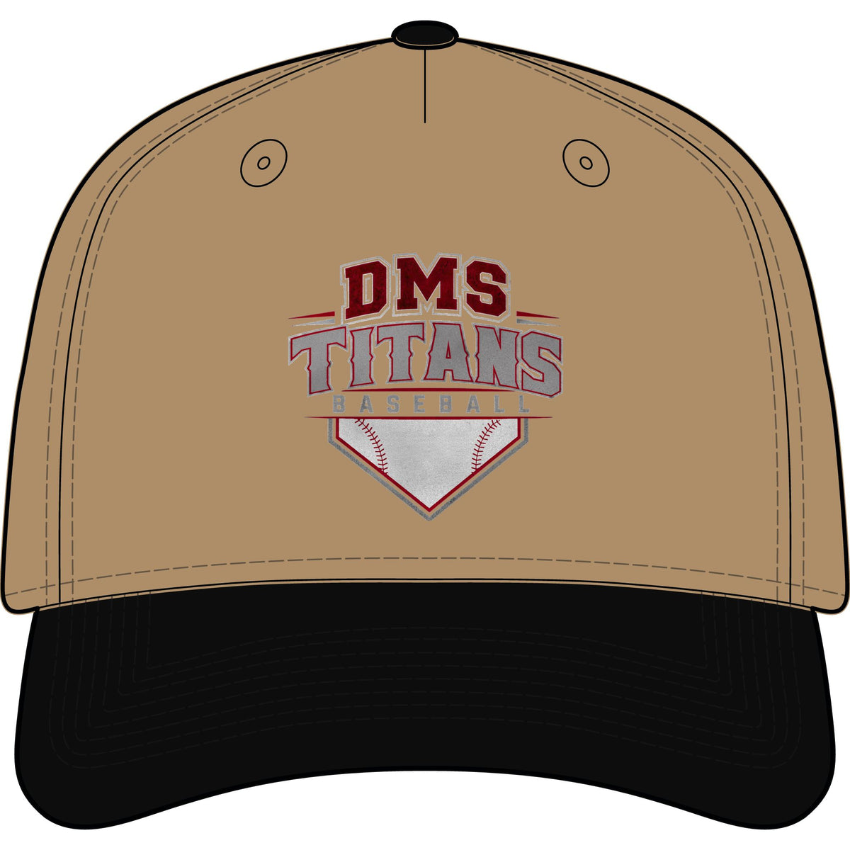 DMS Titans Baseball — Embroidered Team Hat