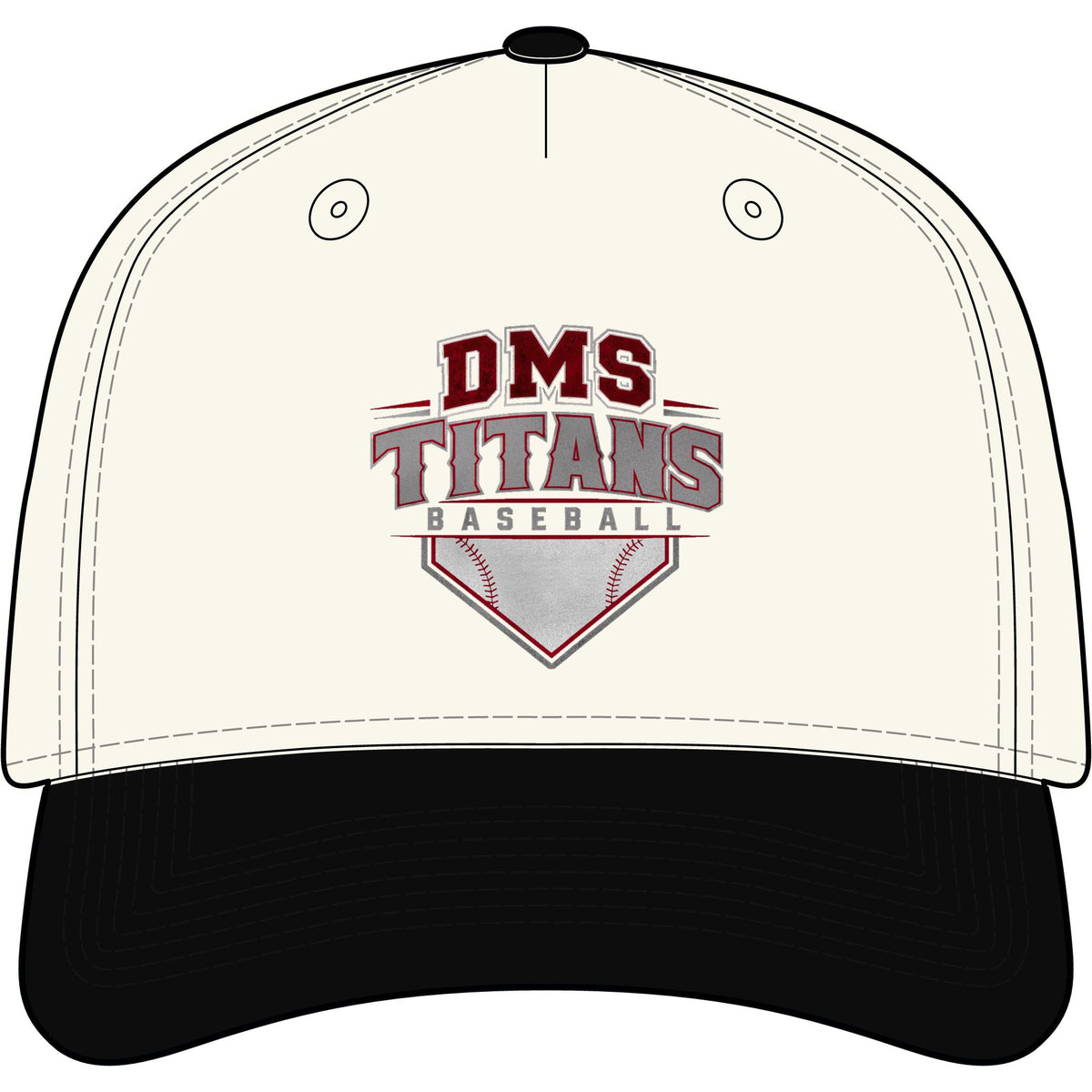 DMS Titans Baseball — Embroidered Team Hat