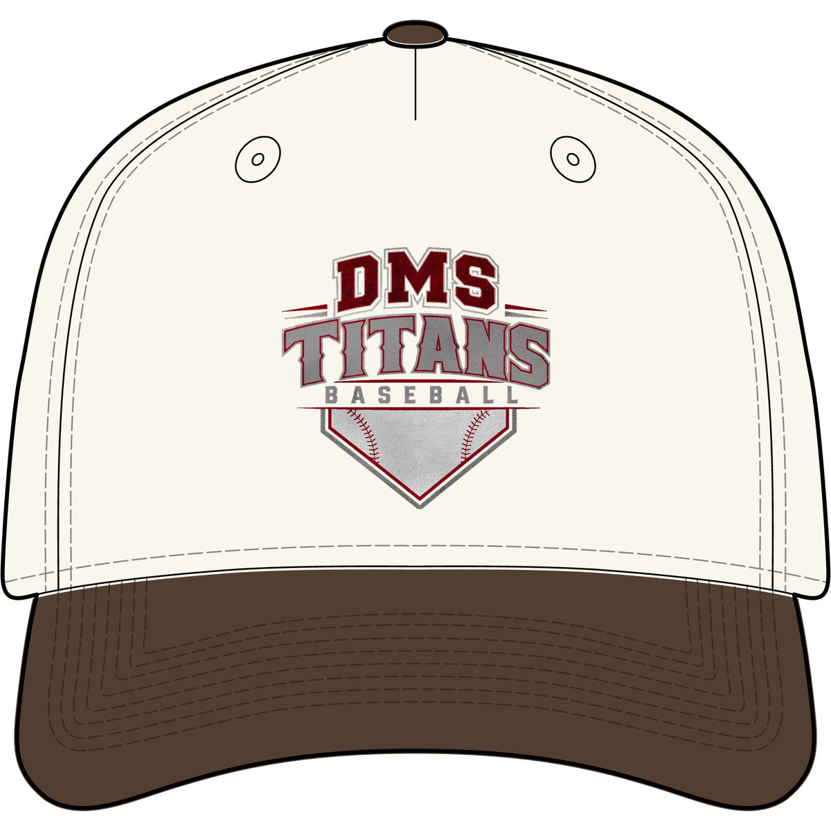 DMS Titans Baseball — Embroidered Team Hat