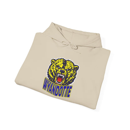 Wyandotte Roaring Bear Hoodie — Vintage Mascot Sweatshirt
