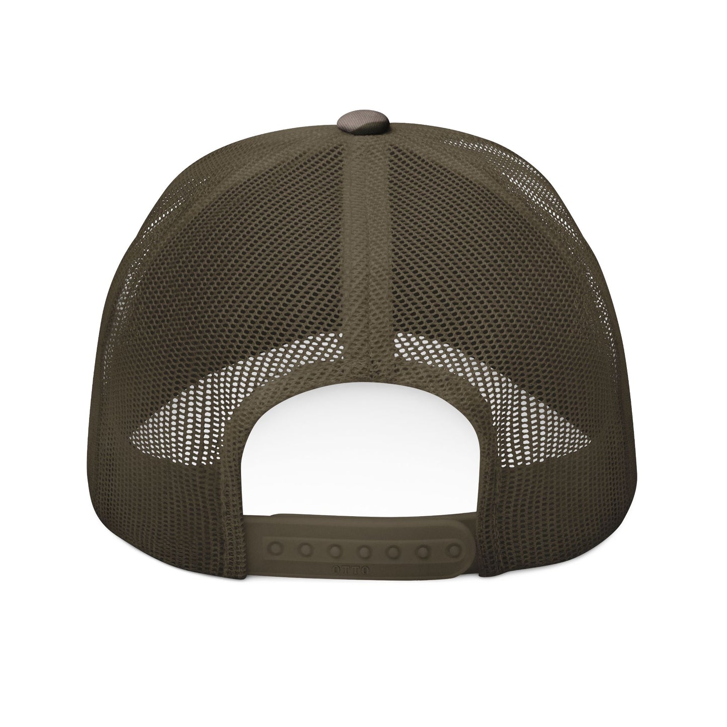 Camo Trucker Hat — Embroidered 'Southgate' Mesh Back Cap