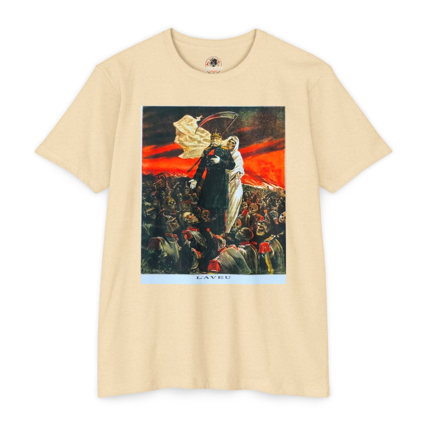 Vintage WWI War Print (The Confession)