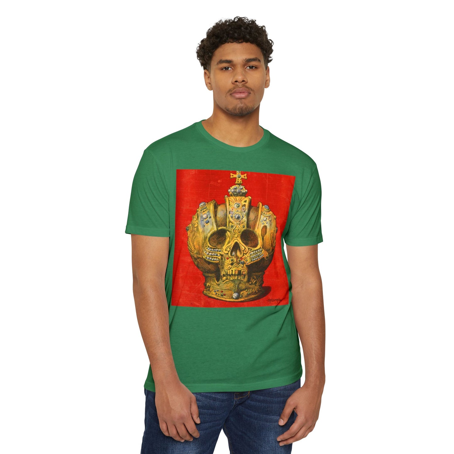 Skull Crown T-Shirt — Gothic Royalty Graphic Tee