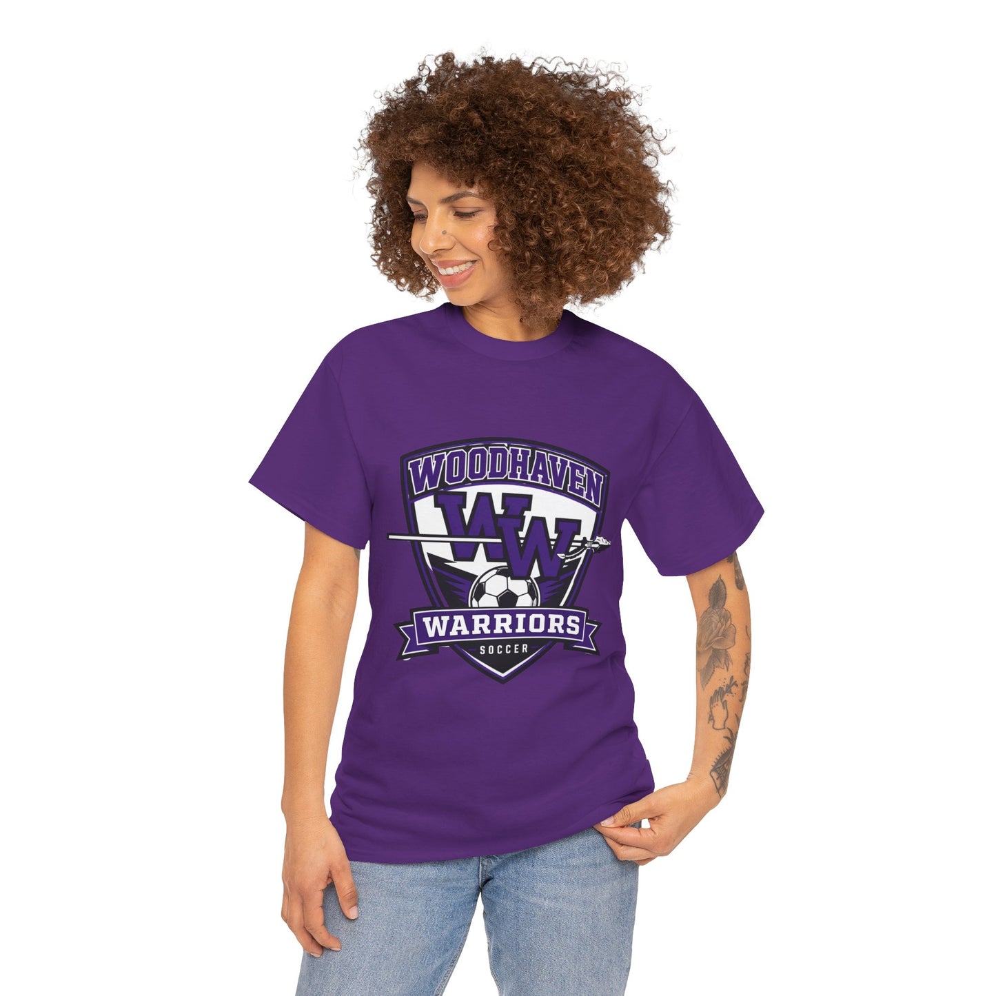 Woodhaven Warriors Soccer T-Shirt — Crest Logo Youth & Adult Team Tee
