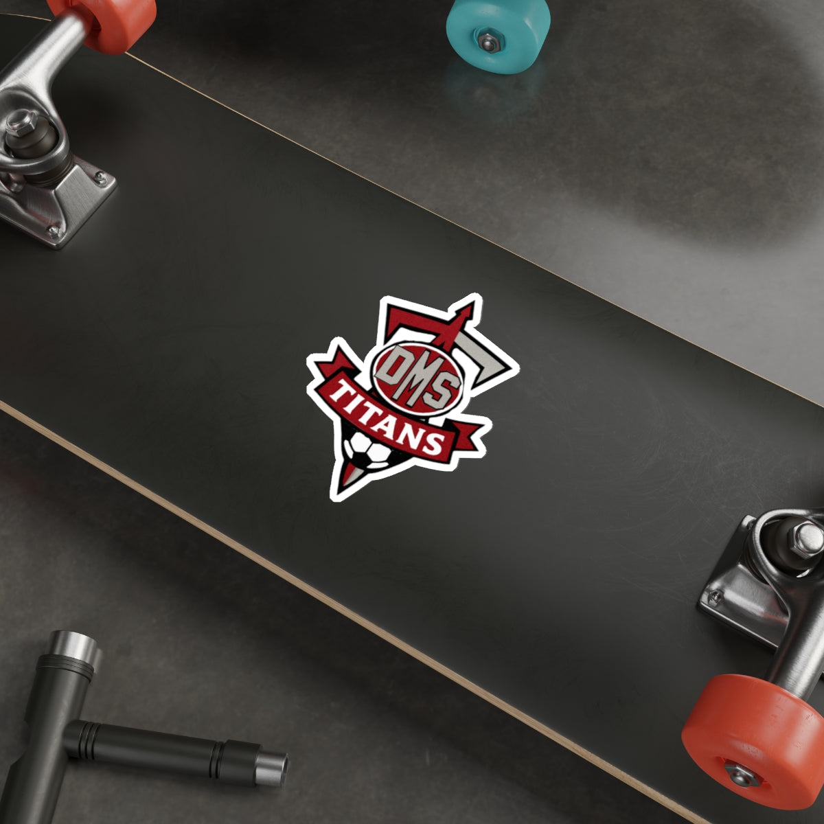 DMS Titans Die-Cut Sticker — Soccer Team Logo Decal