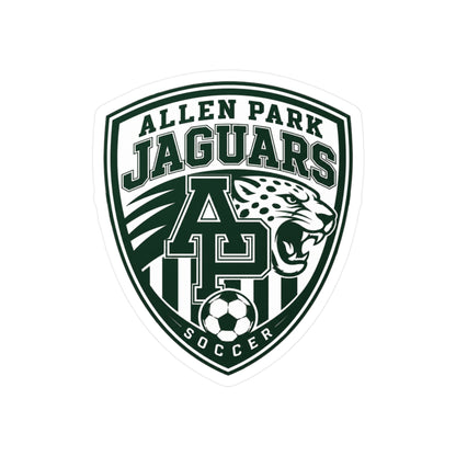 Allen Park Jaguars Soccer Vinyl Sticker — Kiss-Cut Decal
