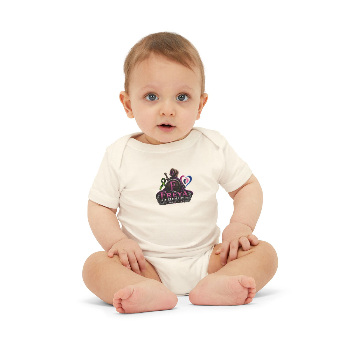 Infant Onesie with 'Freya' Cute Baby Bodysuit