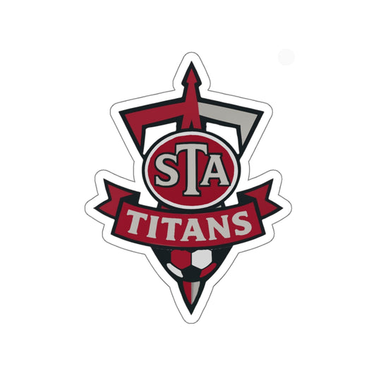 Titans Soccer Logo Die-Cut Sticker — STA School Spirit Decal