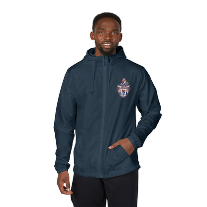 Windbreaker Jacket — Small Embroidered Lincoln Park Soccer Crest