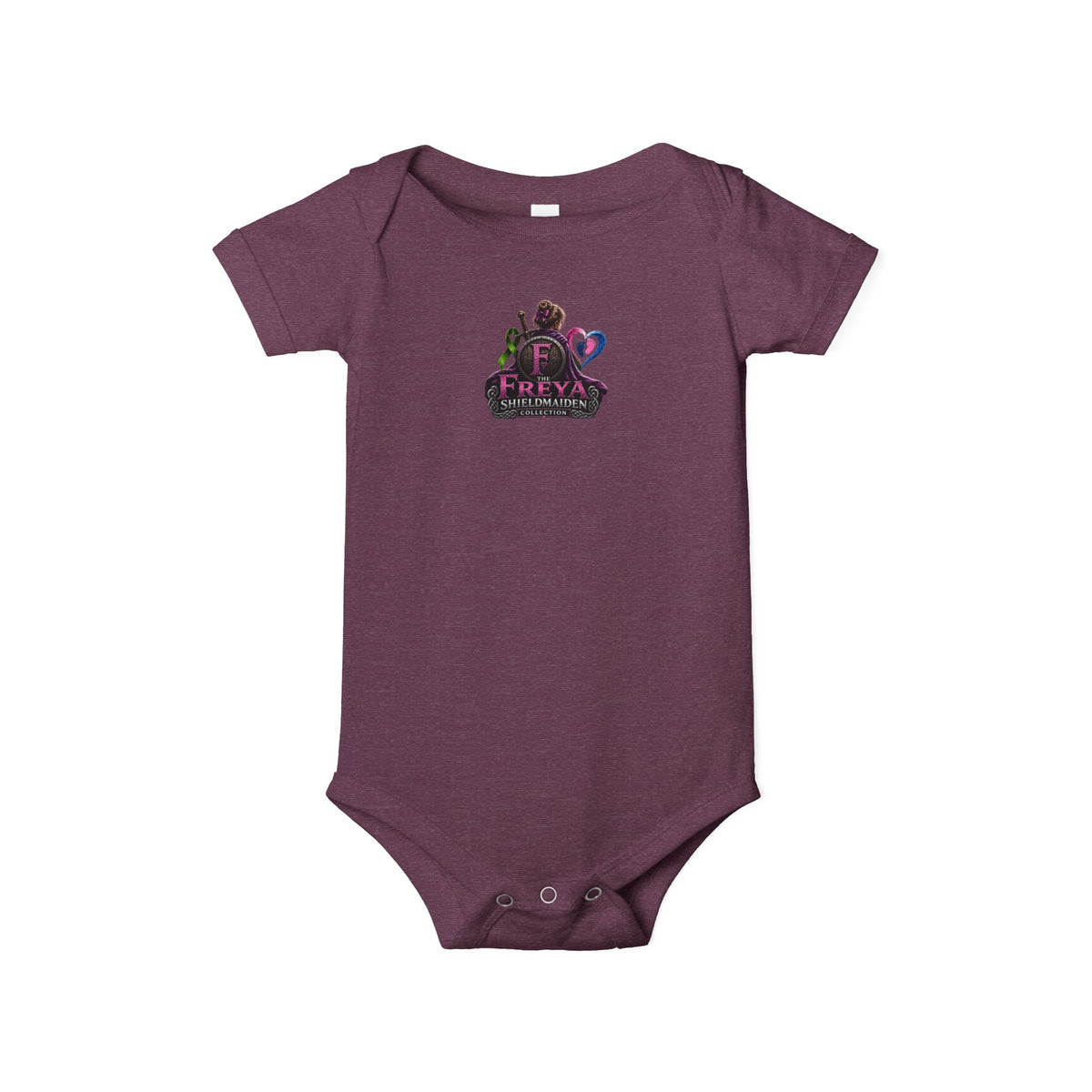 Infant Onesie with 'Freya' Cute Baby Bodysuit