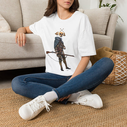 Skull Archer T-Shirt — Memento Mori - Longhunter 1776 Watercolor Variant