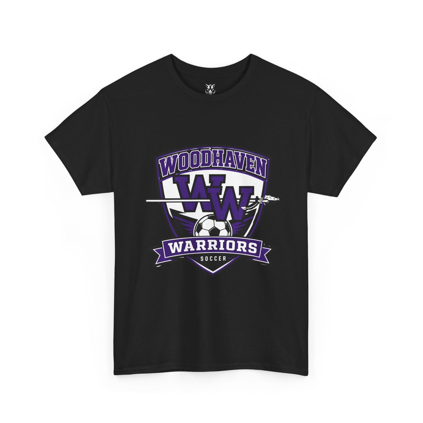 Woodhaven Warriors Soccer T-Shirt — Crest Logo Youth & Adult Team Tee