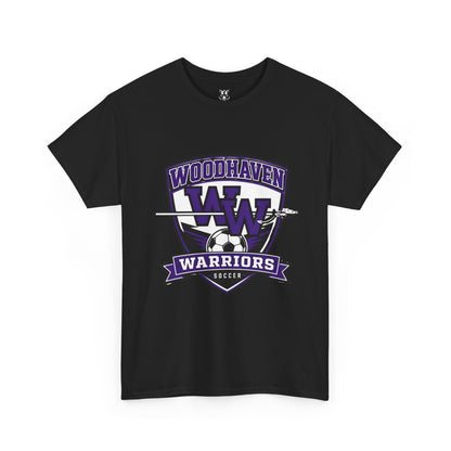Woodhaven Warriors Soccer T-Shirt — Crest Logo Youth & Adult Team Tee
