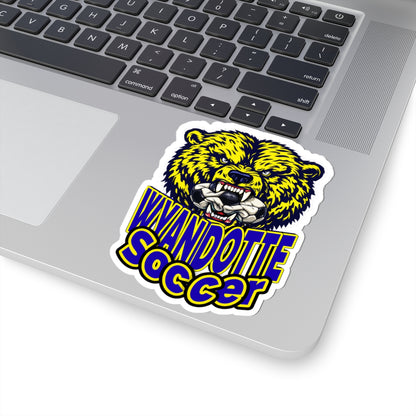 Wyandotte Soccer Bear Sticker