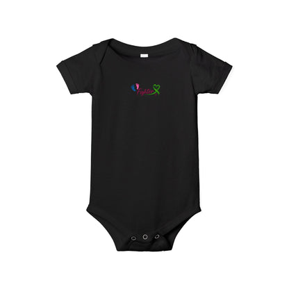 "Little Fighter" Infant Onesie – Baby Bodysuit with Awareness Ribbon