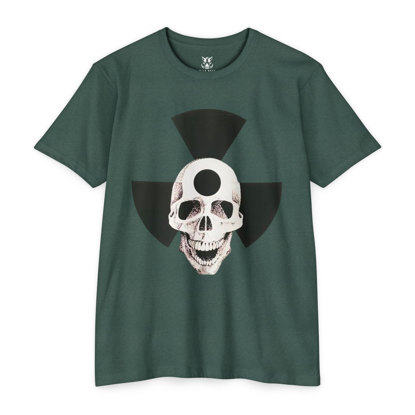 Skull Target T‑Shirt — Retro Radiation Graphic Tee