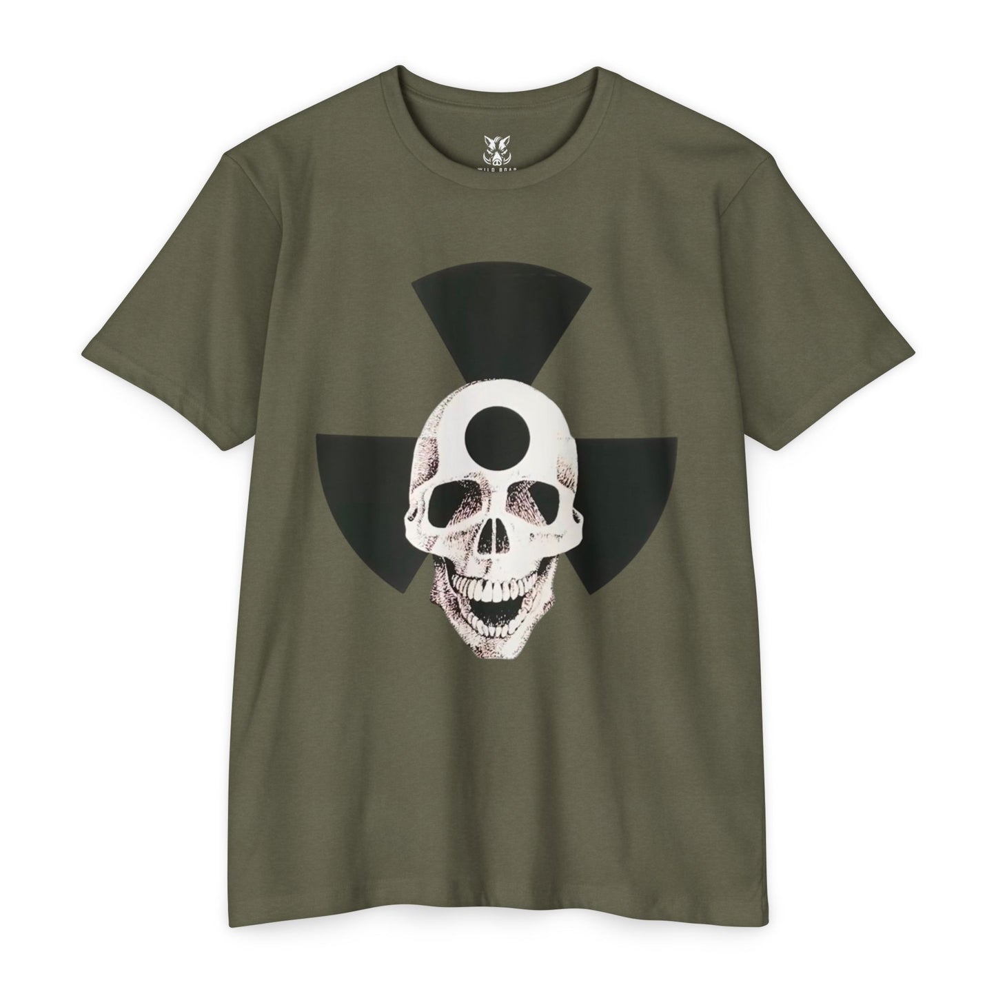 Skull Target T‑Shirt — Retro Radiation Graphic Tee