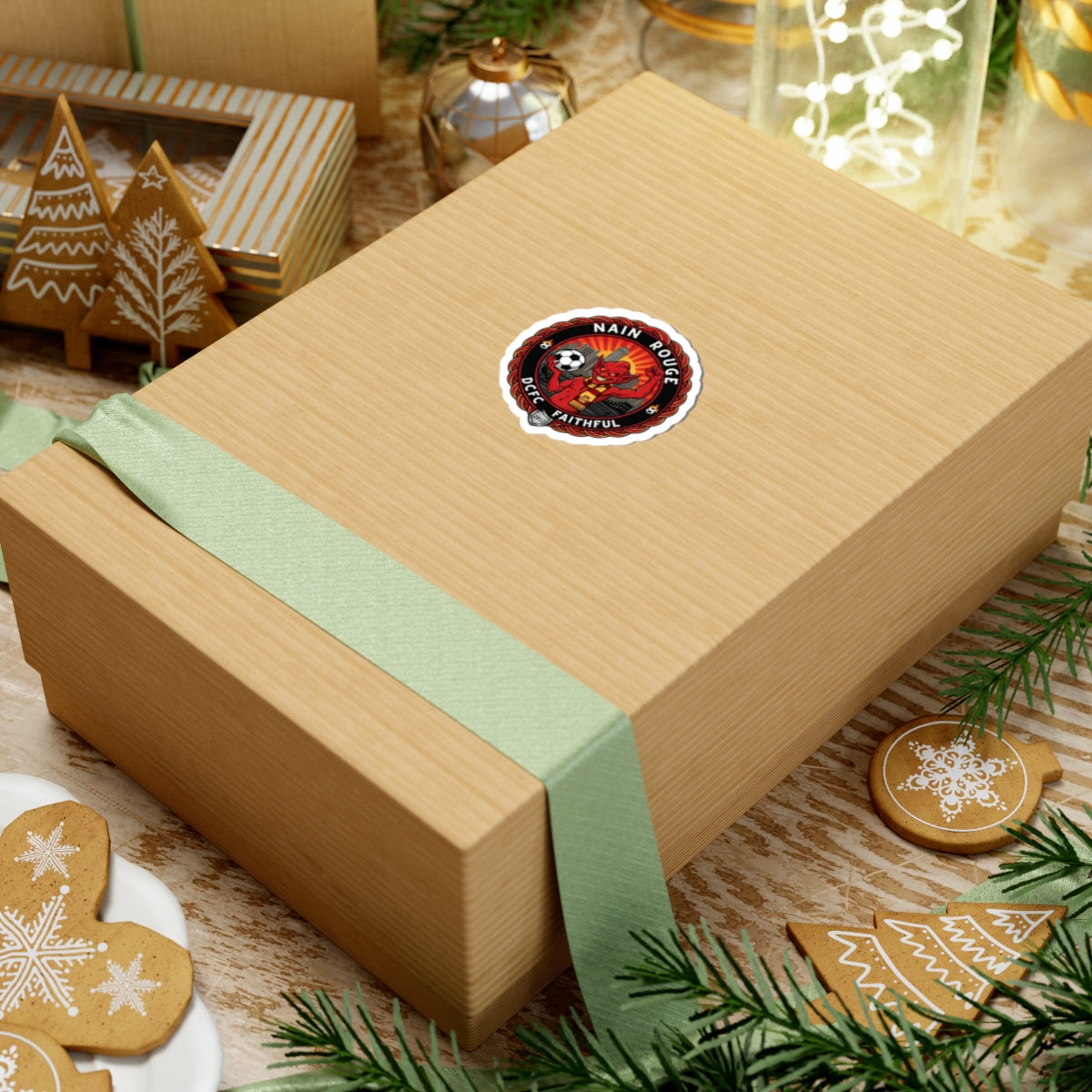 Nain Rouge Soccer Sticker — DCFC Faithful Kiss-Cut Decal