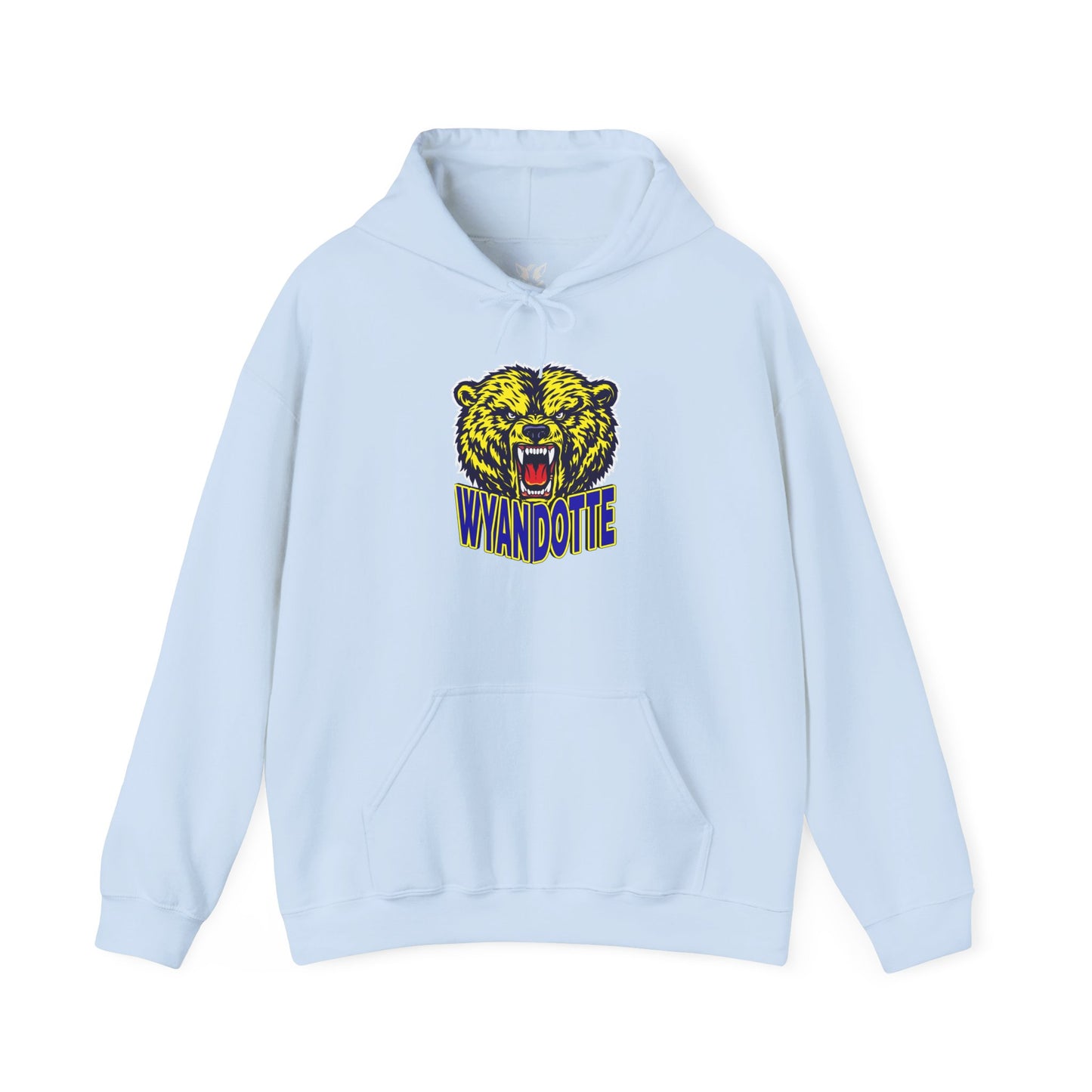 Wyandotte Roaring Bear Hoodie — Vintage Mascot Sweatshirt