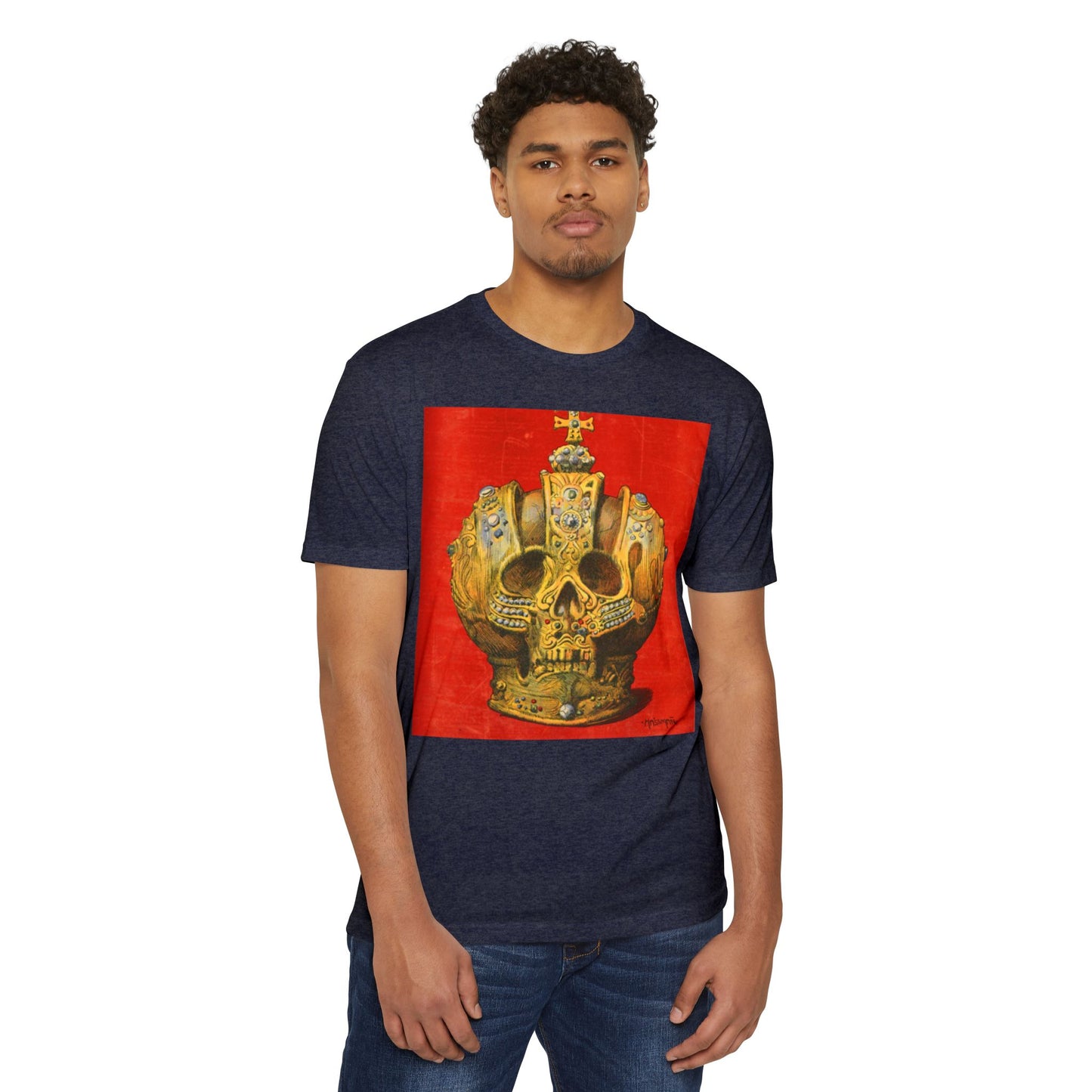Skull Crown T-Shirt — Gothic Royalty Graphic Tee