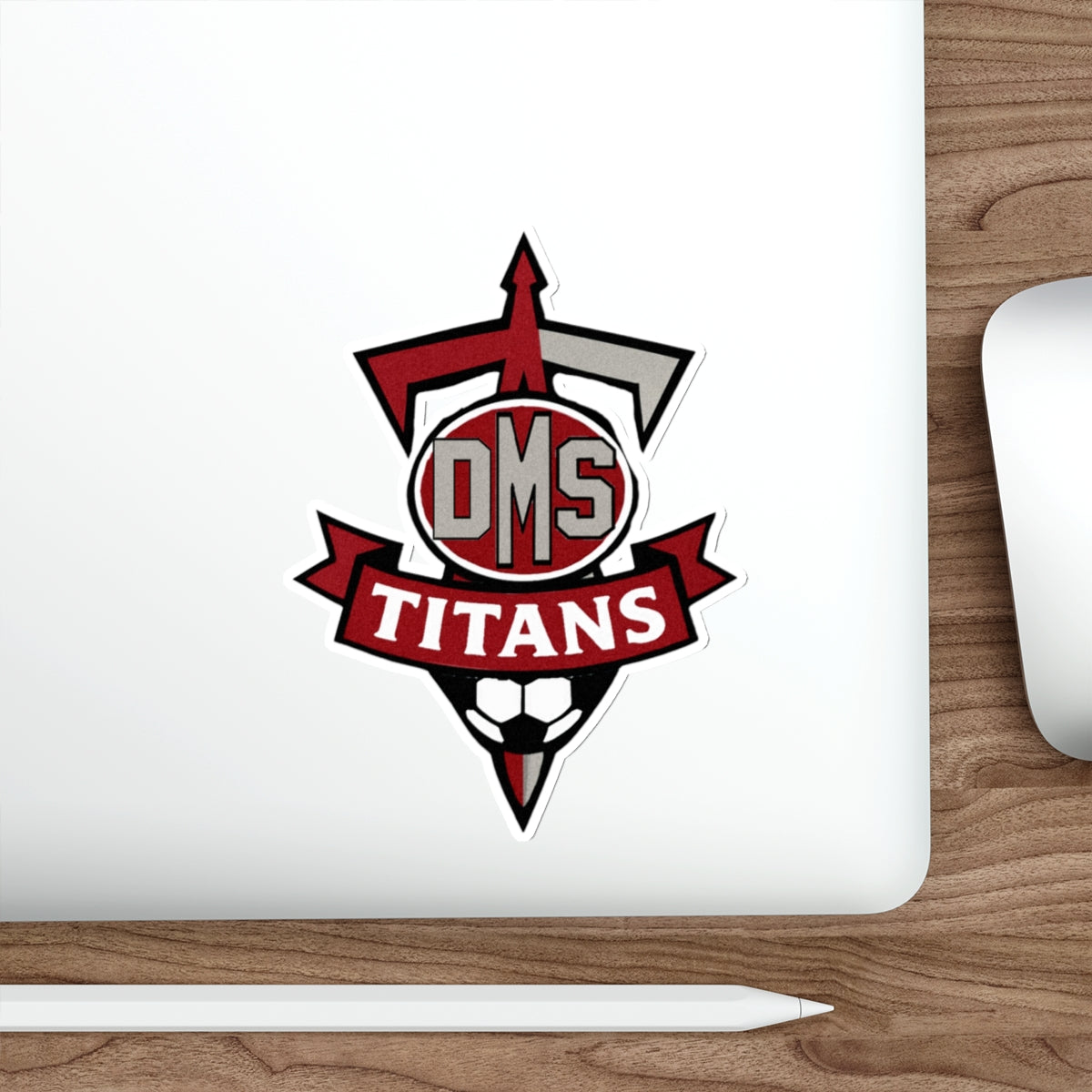 DMS Titans Die-Cut Sticker — Soccer Team Logo Decal