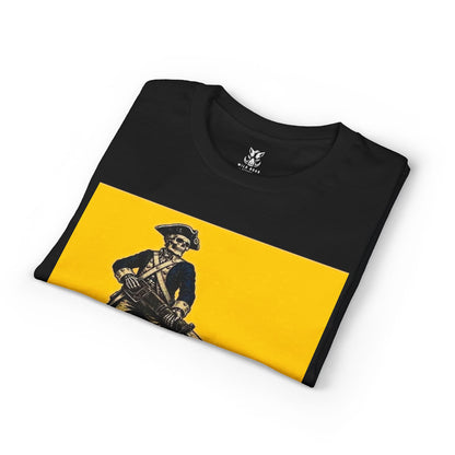 T‑Shirt — "Don't Flock With Me" Yellow Gadsden Style Graphic