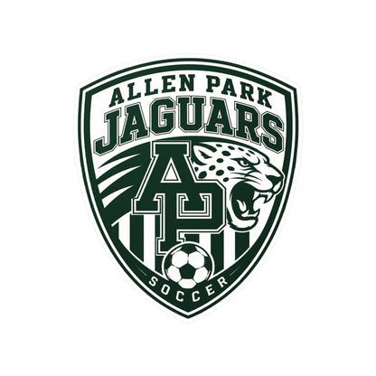 Allen Park Jaguars Soccer Vinyl Sticker — Kiss-Cut Decal