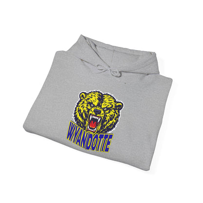 Wyandotte Roaring Bear Hoodie — Vintage Mascot Sweatshirt