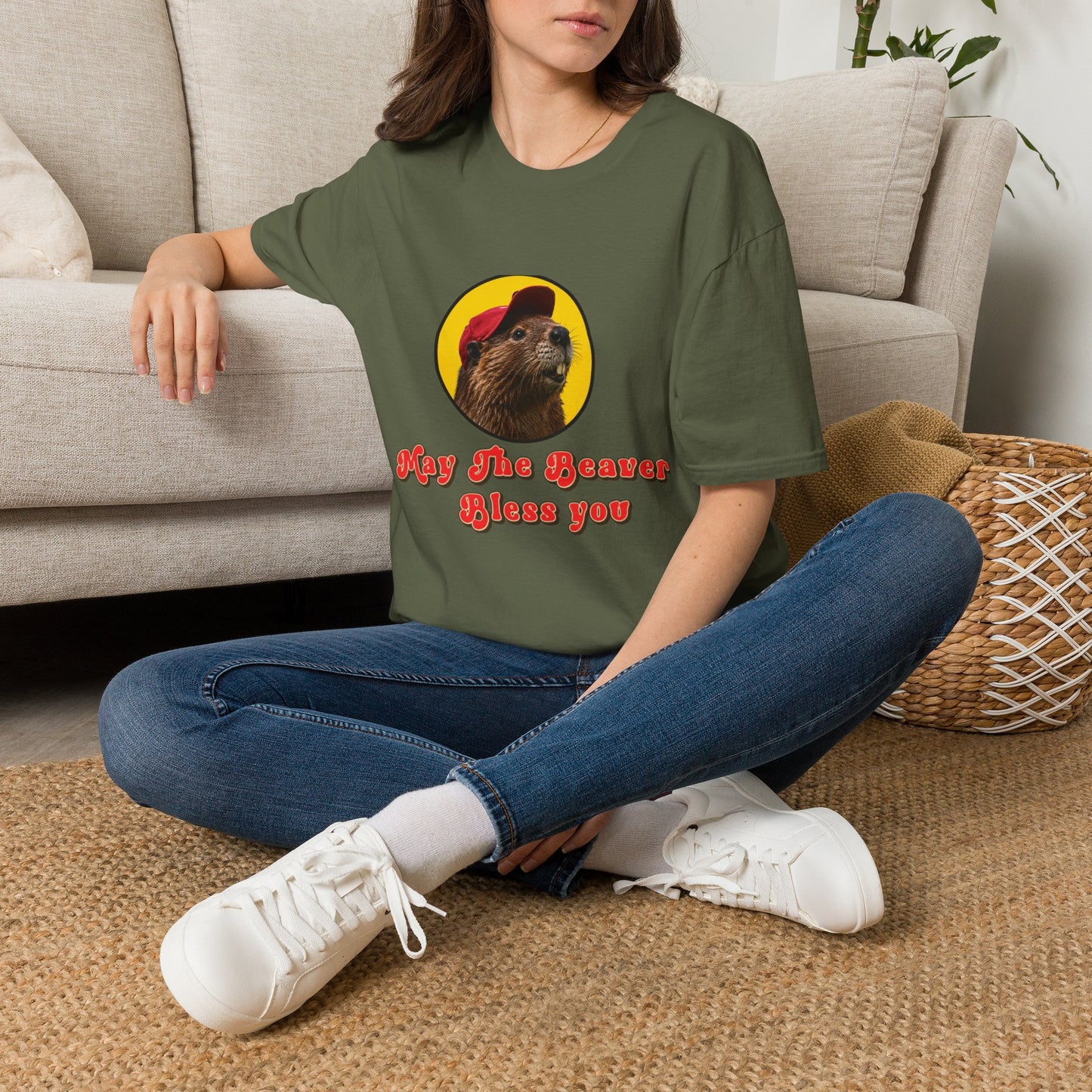 "May the Beaver Bless You" Graphic T-Shirt