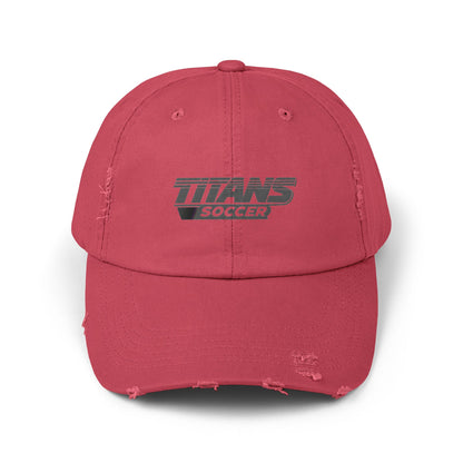 Distressed Titans Soccer Cap — Vintage Athletic Dad Hat