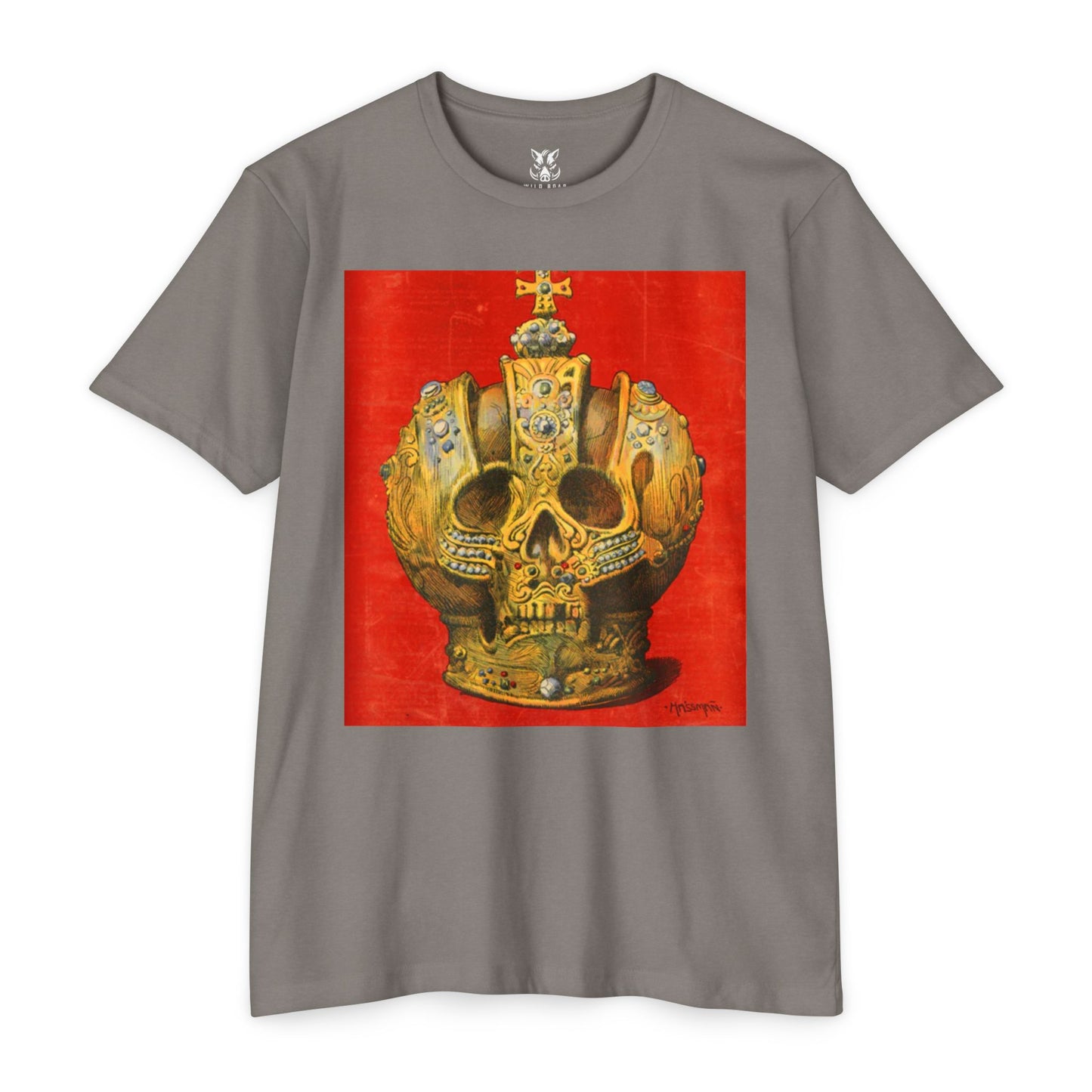 Skull Crown T-Shirt — Gothic Royalty Graphic Tee