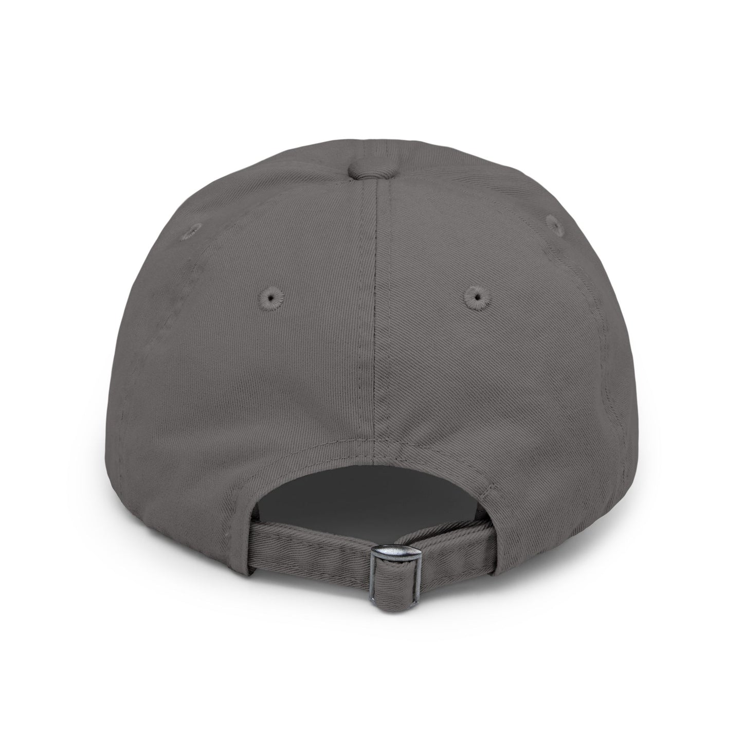 Baseball Emblem Distressed Cap — DMS Logo Dad Hat