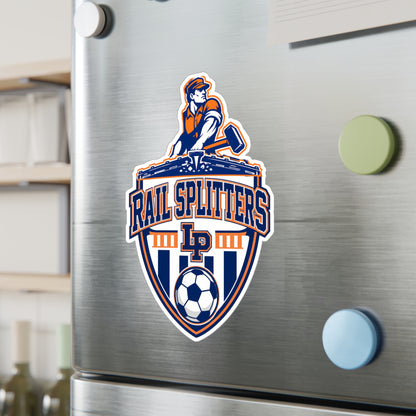 Rail Splitters Soccer Logo Kiss-Cut Vinyl Sticker