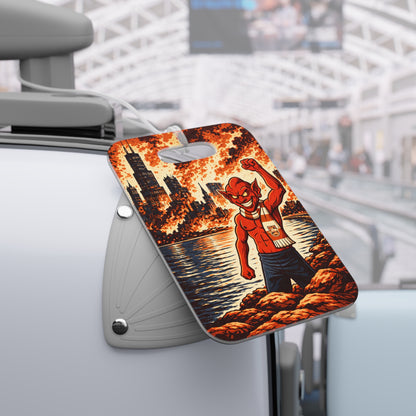 Nain Rouge Burn it down Luggage Tag
