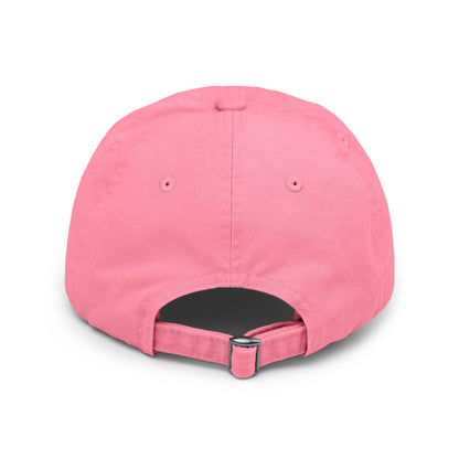 Baseball Emblem Distressed Cap — DMS Logo Dad Hat