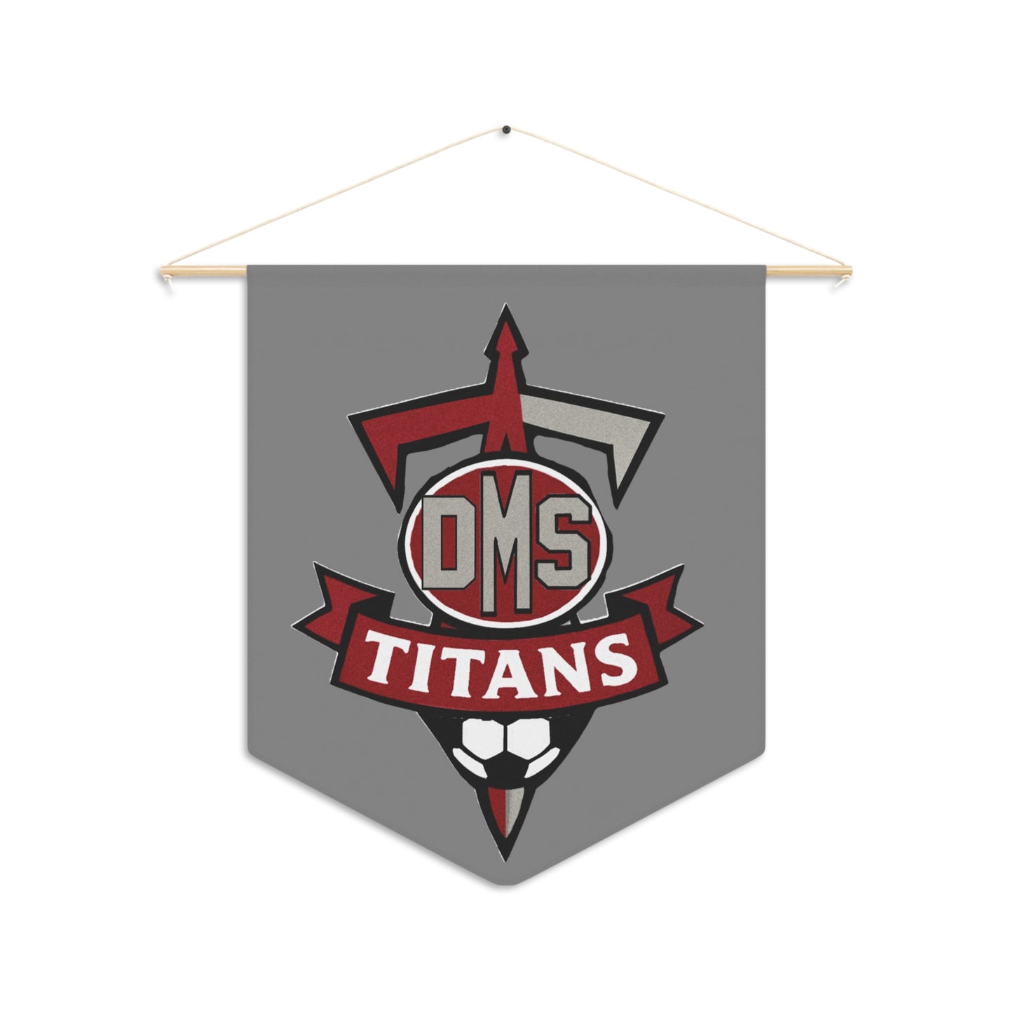 DMS Titans Soccer Pennant Banner